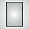 LED zrkadlo 120x80cm v čiernom ráme - Image 3