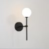 ACB Doris nástenná lampa čierna
